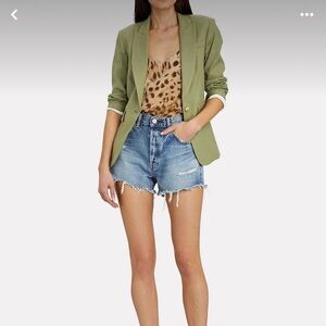 Veronica Beard Linen Dickey Blazer - Size 0